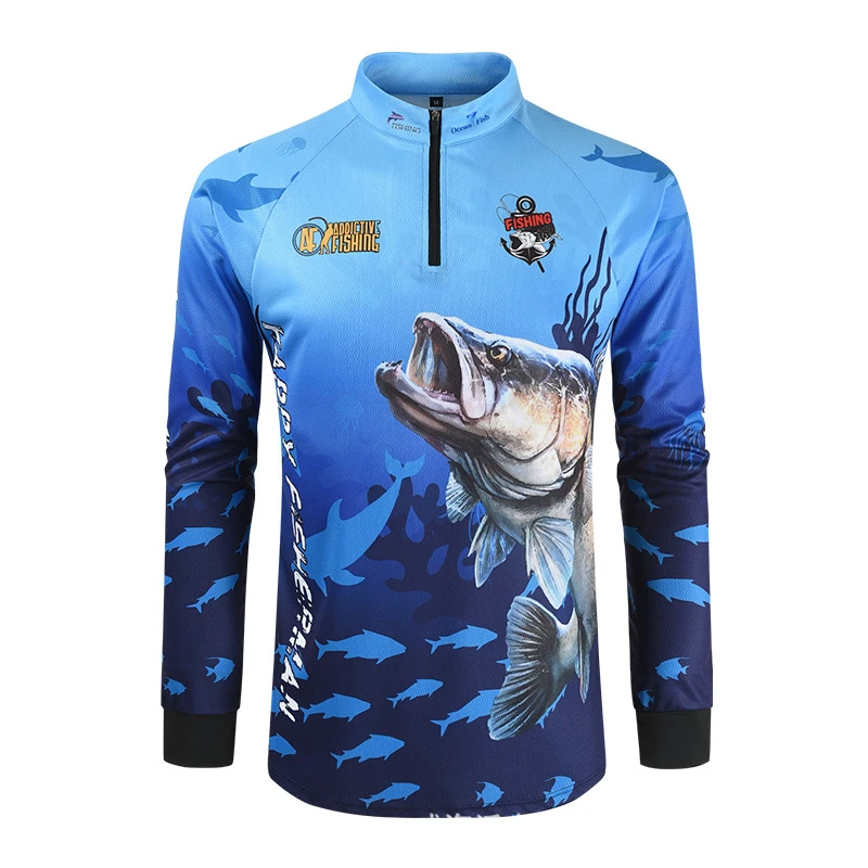 Happy Fisherman 3D Print Ultra Thin QuickDry Long Sleeve Fishing Clothes Stand Collar Sunscreen Breathable Outdoor Fishing Shirt
Happy Fisherman 3D Print Ultra Thin QuickDry Long Sleeve Fishing Clothes Stand Collar Sunscreen Breathable Outdoor Fishing Shirt