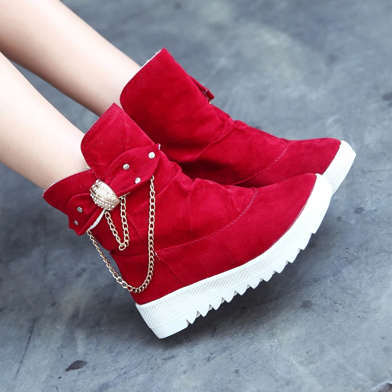 LZJ Mujer Zapatos New Women Casual Winter Warm Snow Boots Women Comfort Round Toe Bow Slip on Flats Mid-Calf Boots Women Boots
LZJ Mujer Zapatos New Women Casual Winter Warm Snow Boots Women Comfort Round Toe Bow Slip on Flats Mid-Calf Boots Women Boots