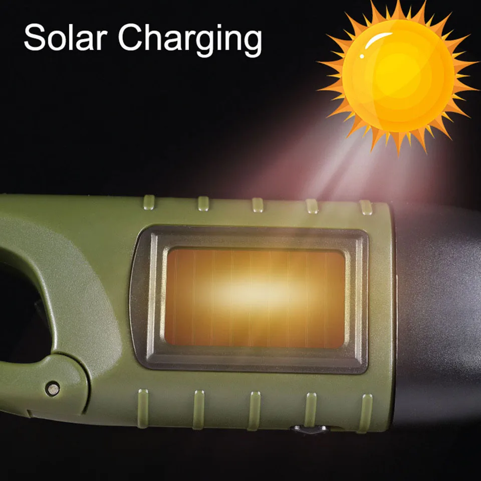 LED Flashlight Super Bright Torch Outdoors Waterproof Solar Energy Rechargeable Built-in Battery Hiking Fishing Camping Lights 
LED Flashlight Super Bright Torch Outdoors Waterproof Solar Energy Rechargeable Built-in Battery Hiking Fishing Camping Lights