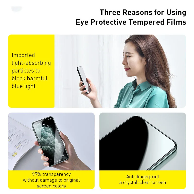 Baseus 0.3mm Tempered GlassFor iPhone 11 Pro XS Max X XR Full Cover Protective Screen ProtectorFor iPhone 11Pro Max Glass Film
Baseus 0.3mm Tempered GlassFor iPhone 11 Pro XS Max X XR Full Cover Protective Screen ProtectorFor iPhone 11Pro Max Glass Film