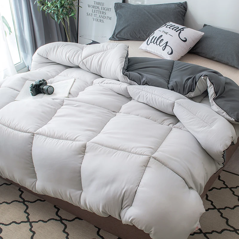 New Style Quilt Winter Duvet Bread Shape Comforter Thick And Warm Luxury Printing 100% Feather Fabric Comforter Bed Set Blanket
New Style Quilt Winter Duvet Bread Shape Comforter Thick And Warm Luxury Printing 100% Feather Fabric Comforter Bed Set Blanket
