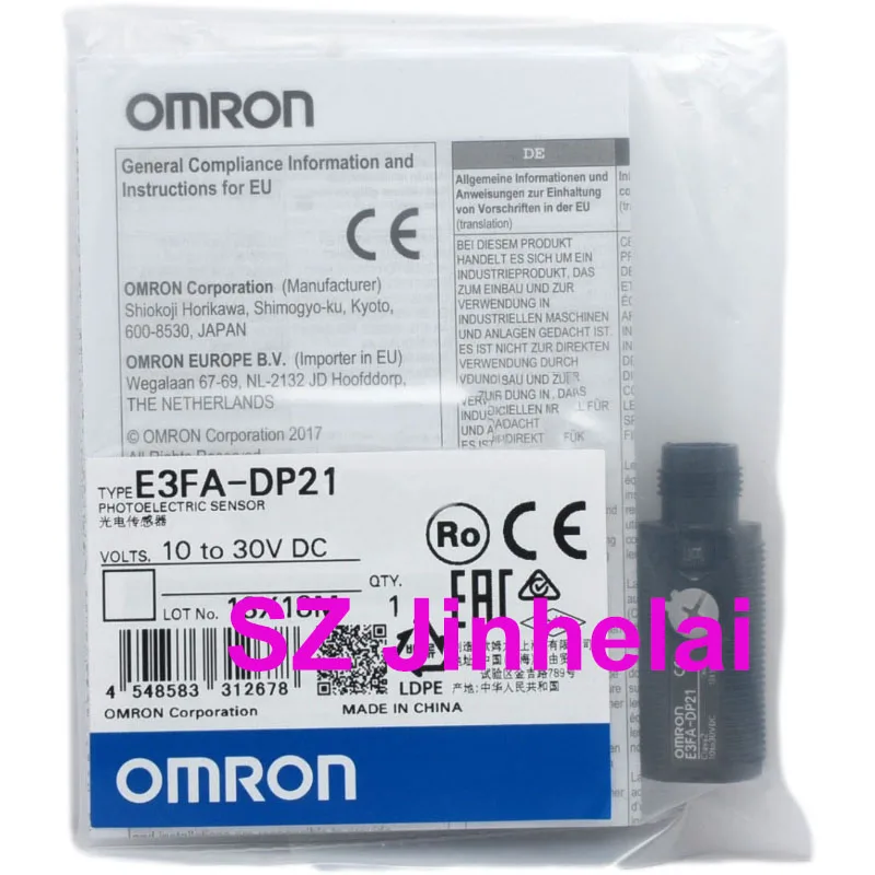 Оригинальный фотоэлектрический датчик OMRON E3FA-DP21 PNP 
Оригинальный фотоэлектрический датчик OMRON E3FA-DP21 PNP