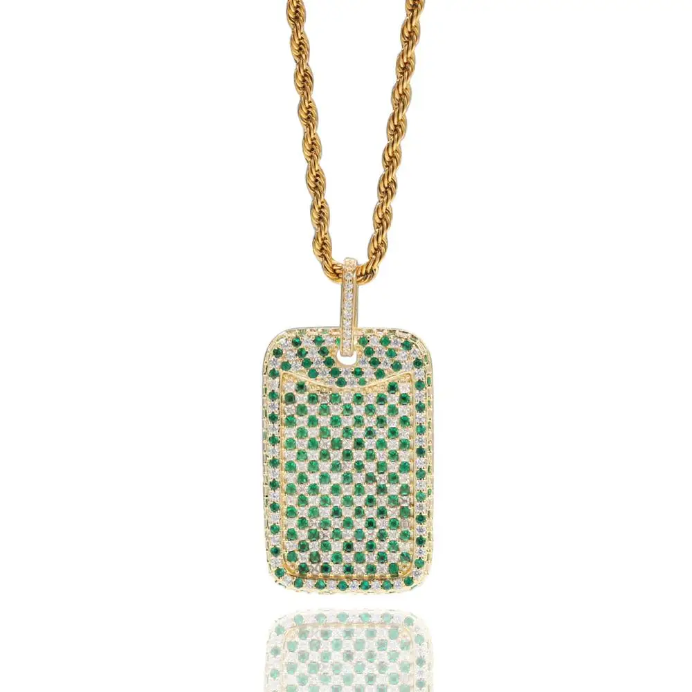 Hip Hop Paved Full Green AAA Cubic Zirconia Bling Iced Out Square Pendants Necklace for Women Men Rapper Jewelry Gifts
Hip Hop Paved Full Green AAA Cubic Zirconia Bling Iced Out Square Pendants Necklace for Women Men Rapper Jewelry Gifts