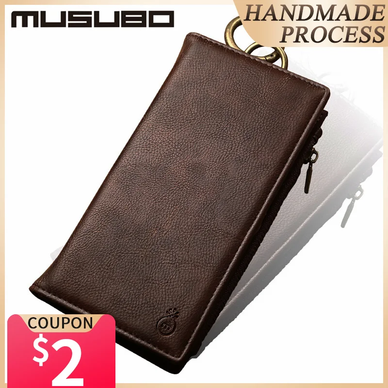 

Musubo Leather Case for Samsung Note 8 Multi Functional Back Cover for Galaxy S8 Plus S7 Edge S6 Cases 2 in 1 Wallet Phone Bag
