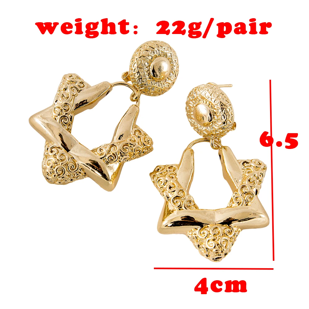 Hexagram Shaped High Quality Exquisite Style Necklace And Earrings Set For Women 2021 New Design Wedding Party Attendance
Hexagram Shaped High Quality Exquisite Style Necklace And Earrings Set For Women 2021 New Design Wedding Party Attendance