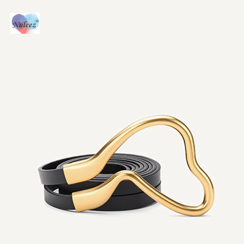 Nuleez Cowhide Ms Belt Women U Curve Type Copper Alloy Metal High -End Decoration Gift for Girls New Coming
Nuleez Cowhide Ms Belt Women U Curve Type Copper Alloy Metal High -End Decoration Gift for Girls New Coming