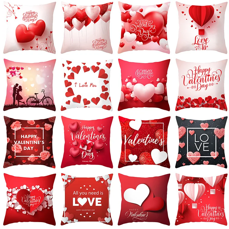 Sofa Cushion Covers Valentine's Day Theme Pillow Case Happy Valentine Sofa Pillow Cushion Cover Wholesale Pillow Cushion 45*45cm
Sofa Cushion Covers Valentine's Day Theme Pillow Case Happy Valentine Sofa Pillow Cushion Cover Wholesale Pillow Cushion 45*45cm