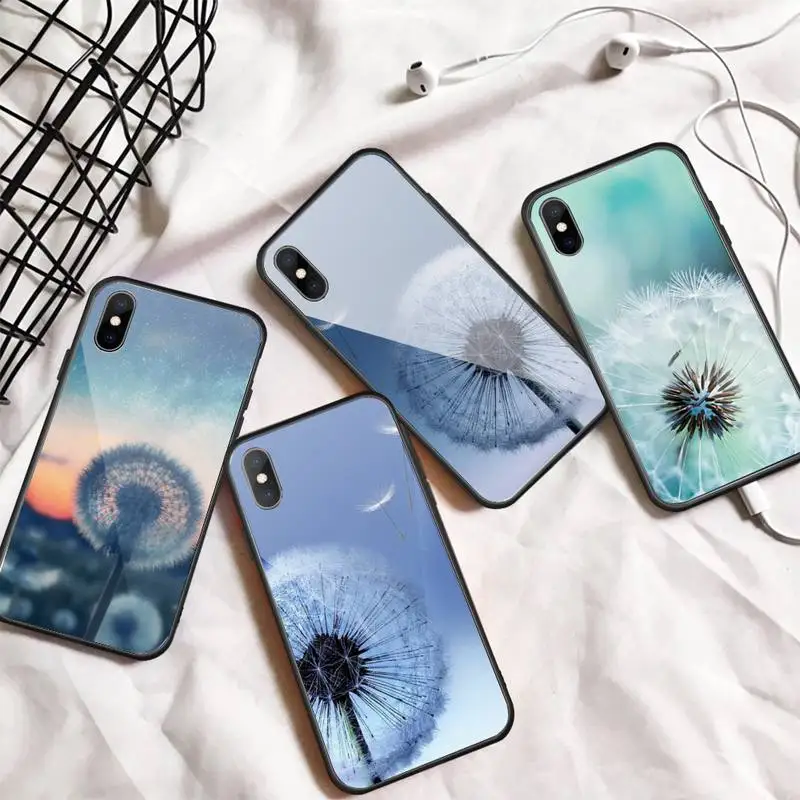 Dandelion pattern flower Phone Case Tempered glass For iphone 5C 6 6S 7 8 plus X XS XR 11 PRO MAX
Dandelion pattern flower Phone Case Tempered glass For iphone 5C 6 6S 7 8 plus X XS XR 11 PRO MAX