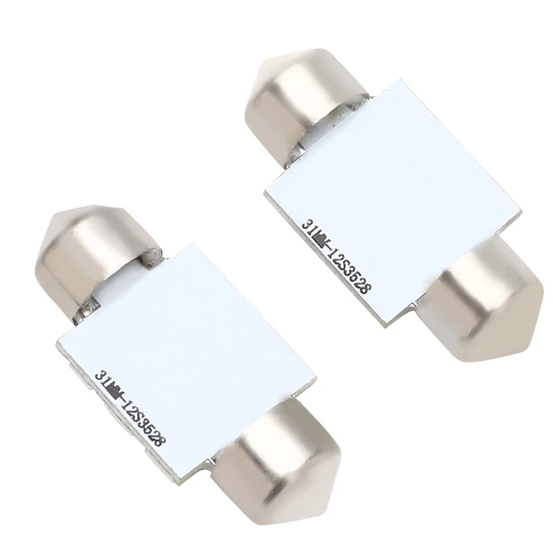 2Pcs SV8.5 white light car reading light LED bulb light instrument panel car anti-fog lamp car license plate light 0.48W 12V
2Pcs SV8.5 white light car reading light LED bulb light instrument panel car anti-fog lamp car license plate light 0.48W 12V