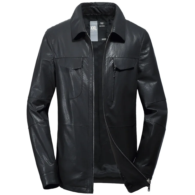 Sheep skin leather leather fat male business casual leather jacket autumn new men fertilizer plus-size lapel
Sheep skin leather leather fat male business casual leather jacket autumn new men fertilizer plus-size lapel