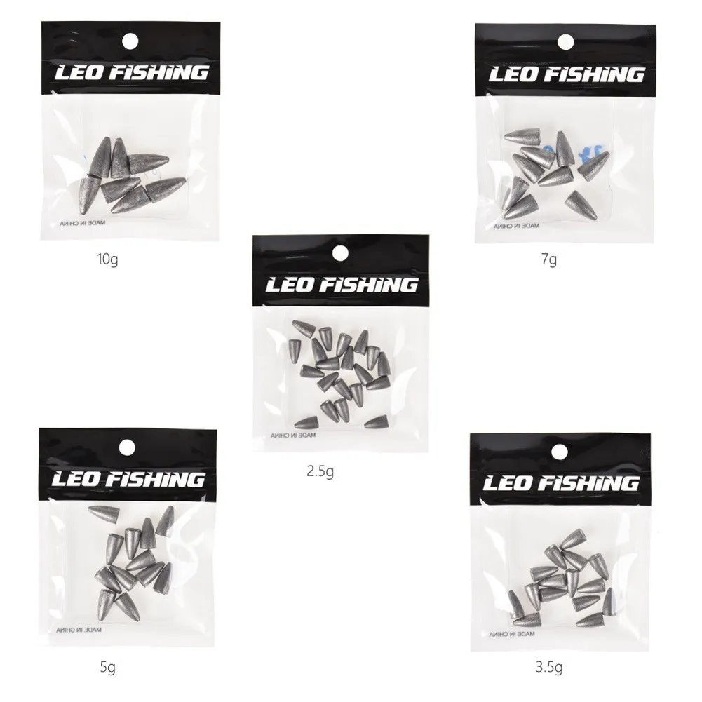 Bullet Lures Baits Fishing Weights Cone Sinkers Lead Connector For Texas Carolina Rig Silver Color Fishing Accessories Tools
Bullet Lures Baits Fishing Weights Cone Sinkers Lead Connector For Texas Carolina Rig Silver Color Fishing Accessories Tools