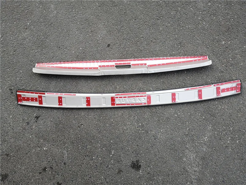 Car accessories Stainless Steel Rear Bumper Protector Sill Trunk Tread Plate Trim rear Car-Styling for Renault CAPTUR 2019-2020
Car accessories Stainless Steel Rear Bumper Protector Sill Trunk Tread Plate Trim rear Car-Styling for Renault CAPTUR 2019-2020