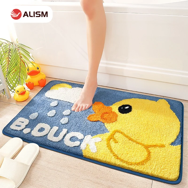 Cartoon Cute Duck Entrance Door Mat Soft Thicken Flocking Non-Slip Water Absorption Bath Mats Bathroom Kitchen Rug Floor Carpet
Cartoon Cute Duck Entrance Door Mat Soft Thicken Flocking Non-Slip Water Absorption Bath Mats Bathroom Kitchen Rug Floor Carpet