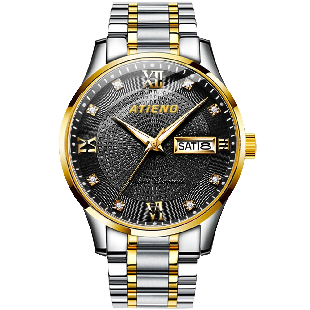 Часы наручные Atieno Мужские кварцевые, брендовые роскошные известные водонепроницаемые
Часы наручные Atieno Мужские кварцевые, брендовые роскошные известные водонепроницаемые