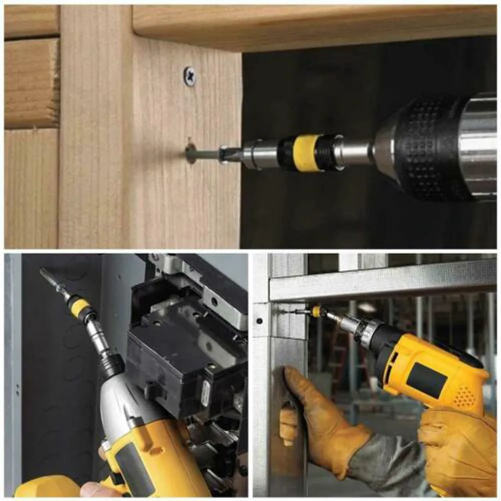 Magnetic Screw Drill Tip Quick Change Locking Bit Holder Screwdriver Bit Holder Drive Guide Drill Bit Extension Rod Woodworking
Magnetic Screw Drill Tip Quick Change Locking Bit Holder Screwdriver Bit Holder Drive Guide Drill Bit Extension Rod Woodworking