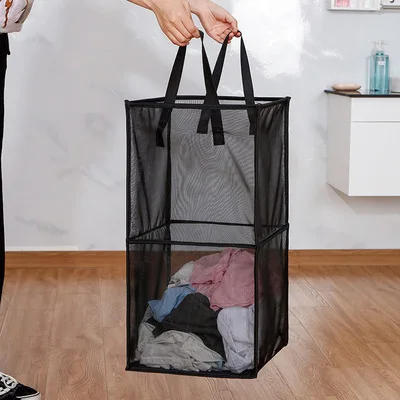Mesh Popup Laundry Hamper,Portable & Durable Collapsible Dirty Clothes Mesh Basket Foldable for Laundry Storage,Kids Toy,Travel
Mesh Popup Laundry Hamper,Portable & Durable Collapsible Dirty Clothes Mesh Basket Foldable for Laundry Storage,Kids Toy,Travel