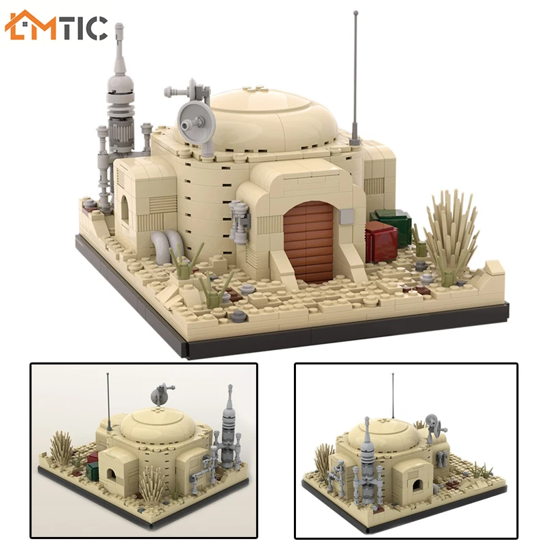 Star Movie Owen Lars' Home on Tatooine Architecture Building Blocks DIY Assembly Bricks Toys Kids Collection Decor Gifts
Star Movie Owen Lars' Home on Tatooine Architecture Building Blocks DIY Assembly Bricks Toys Kids Collection Decor Gifts