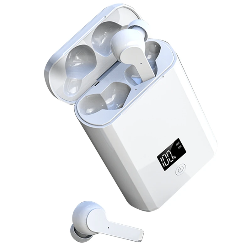 Bluetooth 5.0 in Ear Wireless Earbuds 6000MAh Charging Case 3D Stereo Sound Wireless Headphones IPX6 Waterproof
Bluetooth 5.0 in Ear Wireless Earbuds 6000MAh Charging Case 3D Stereo Sound Wireless Headphones IPX6 Waterproof