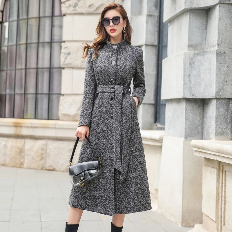2023 Elegant Slim Long Womens Coats Warm Winter Single Breasted Belted Jackets Office Lady Woolen Top Quality Outerwear Abrigos
2023 Elegant Slim Long Womens Coats Warm Winter Single Breasted Belted Jackets Office Lady Woolen Top Quality Outerwear Abrigos
