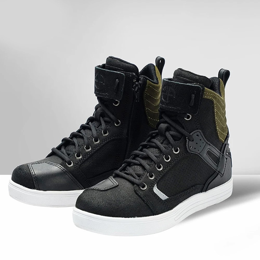 Motorcycle Boots Four Seasons Non-slip Drop-proof Breathable Commuter Motorcycle Rider Boots Motorcycle Leisure Street Motocross
Motorcycle Boots Four Seasons Non-slip Drop-proof Breathable Commuter Motorcycle Rider Boots Motorcycle Leisure Street Motocross