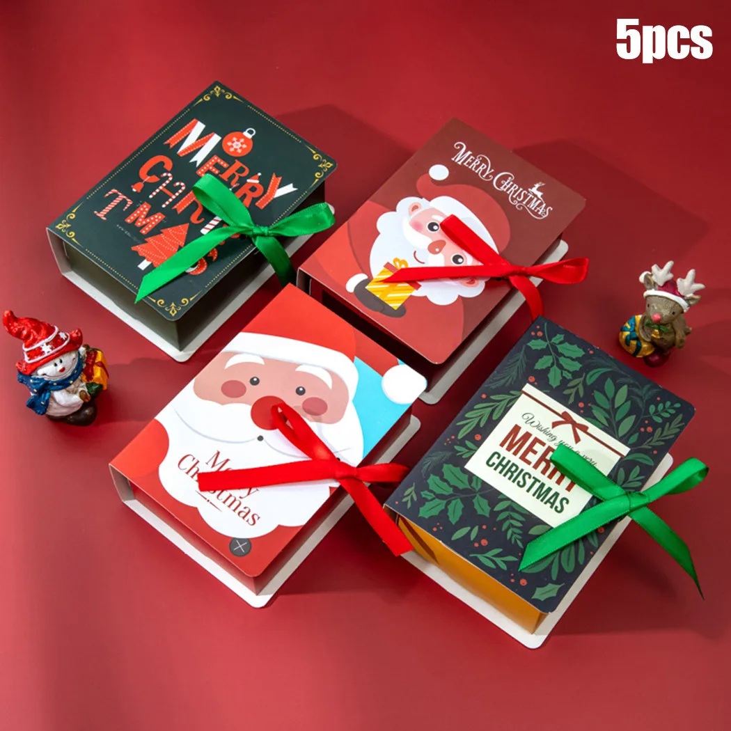 Christmas Book Designs Party Favour Candy Biscuit Carrier Gift Boxes Gift Wrapping Supplies Gift Boxes Christmas Decoration
Christmas Book Designs Party Favour Candy Biscuit Carrier Gift Boxes Gift Wrapping Supplies Gift Boxes Christmas Decoration