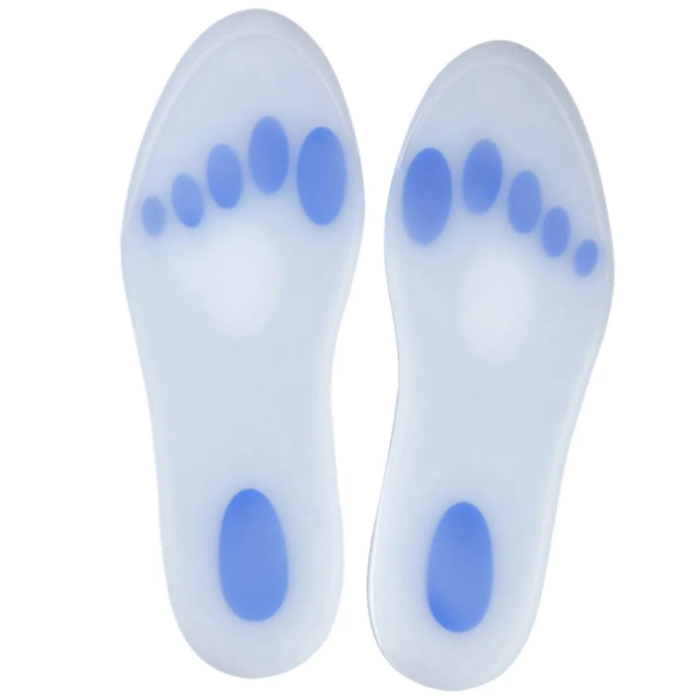 1pair Soft Silicone Protection Breathable Pain Relief Full Length Non Slip Cushion Orthotic Unisex Shock Absorption Foot Insole
1pair Soft Silicone Protection Breathable Pain Relief Full Length Non Slip Cushion Orthotic Unisex Shock Absorption Foot Insole