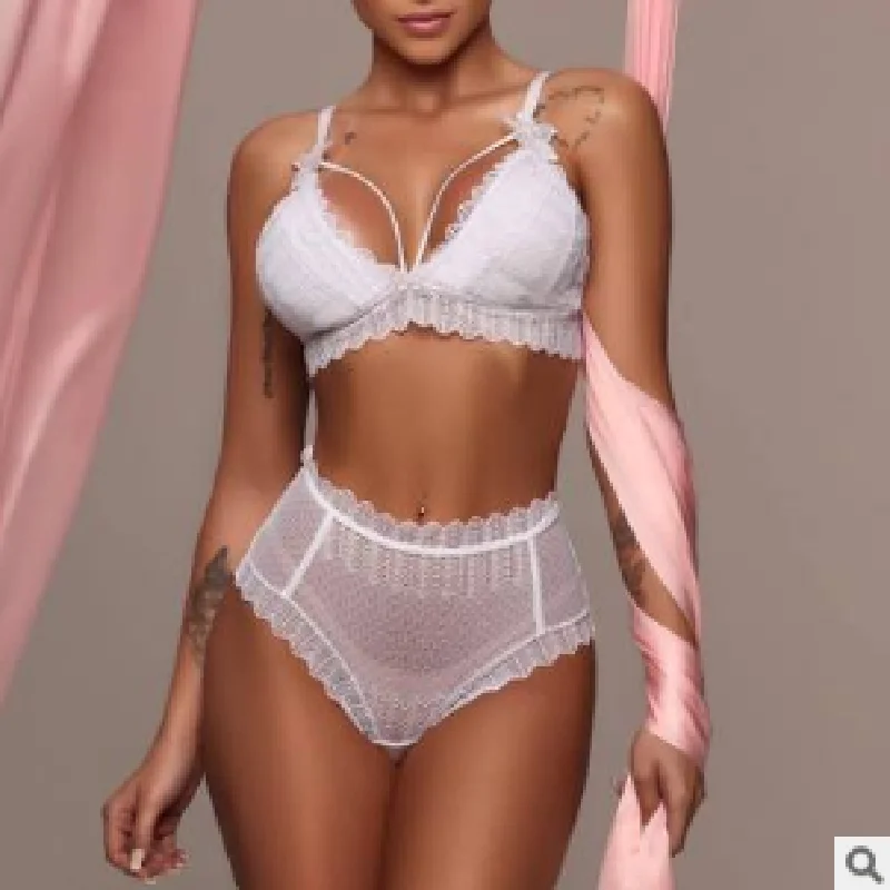 Underwear Women Sexy Set Hot-Selling New Three-Point Split White Hollow Female Erotic Bra&Pants Suit M-2XL
Underwear Women Sexy Set Hot-Selling New Three-Point Split White Hollow Female Erotic Bra&Pants Suit M-2XL
