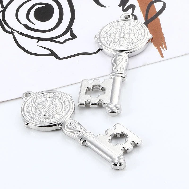 Подвеска для ключей из нержавеющей стали, ожерелье на удачу для изготовления ювелирных изделий, подвески с Иисусом, аксессуары ручной работ...
Подвеска для ключей из нержавеющей стали, ожерелье на удачу для изготовления ювелирных изделий, подвески с Иисусом, аксессуары ручной работ...