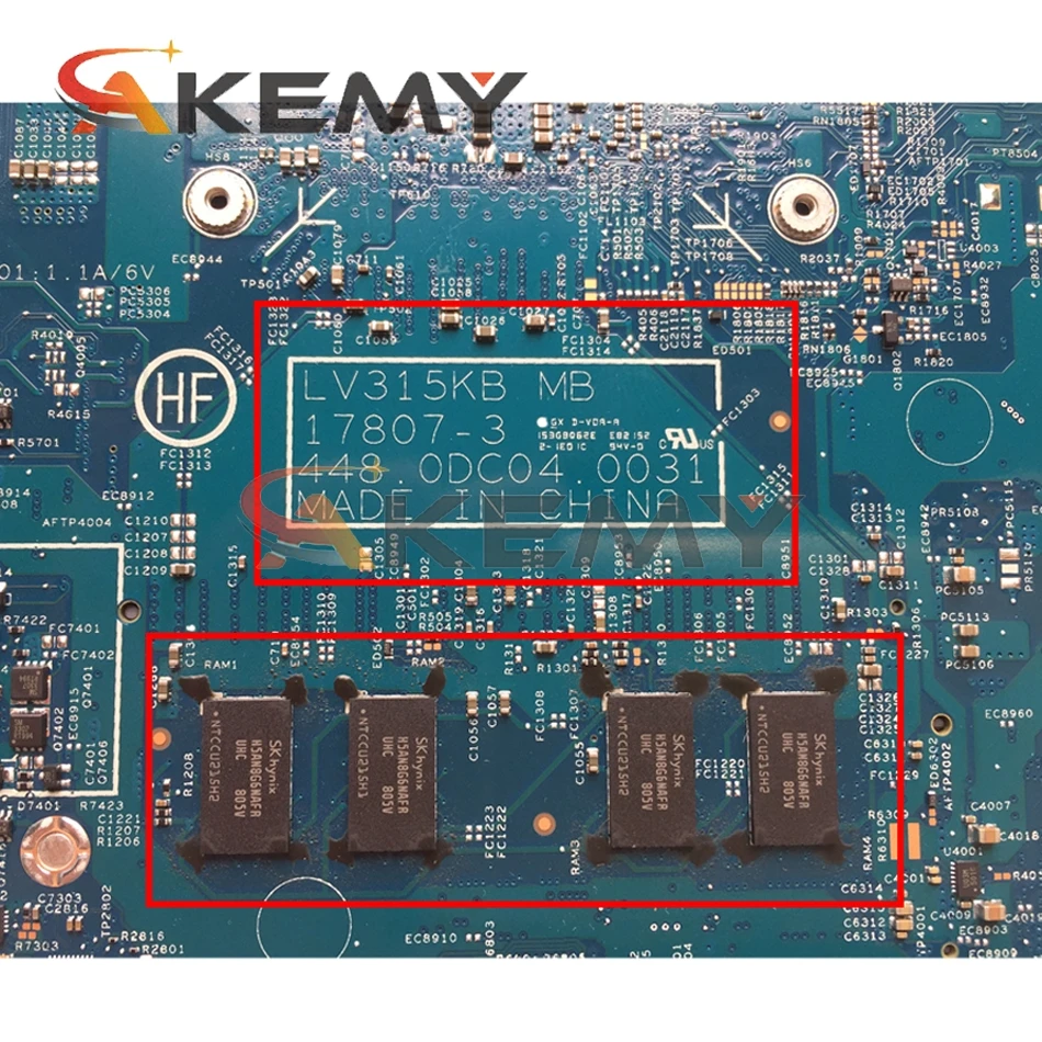 For Lenovo 330-15IKB V330-15IKB Laptop Motherboard LV315KB MB 17807-3 448.0DC04.0031 With i3-8130U CPU 4GB-RAM 100% Fully Tested
For Lenovo 330-15IKB V330-15IKB Laptop Motherboard LV315KB MB 17807-3 448.0DC04.0031 With i3-8130U CPU 4GB-RAM 100% Fully Tested