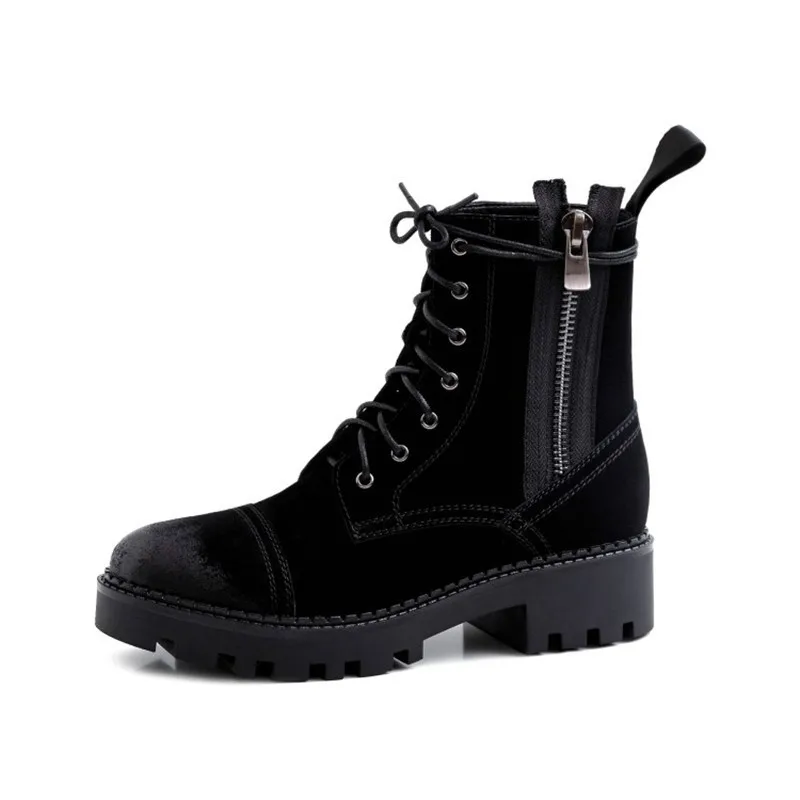 women shoes spring and autumn leather lace with thick short boots wild England wind flat boots women shoes zapatos de mujer
women shoes spring and autumn leather lace with thick short boots wild England wind flat boots women shoes zapatos de mujer