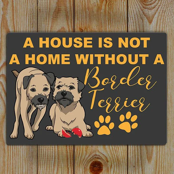 A Border Terrier Tin Sign Metal Sign Metal Poster Metal Decor Metal Painting Wall Sign
A Border Terrier Tin Sign Metal Sign Metal Poster Metal Decor Metal Painting Wall Sign