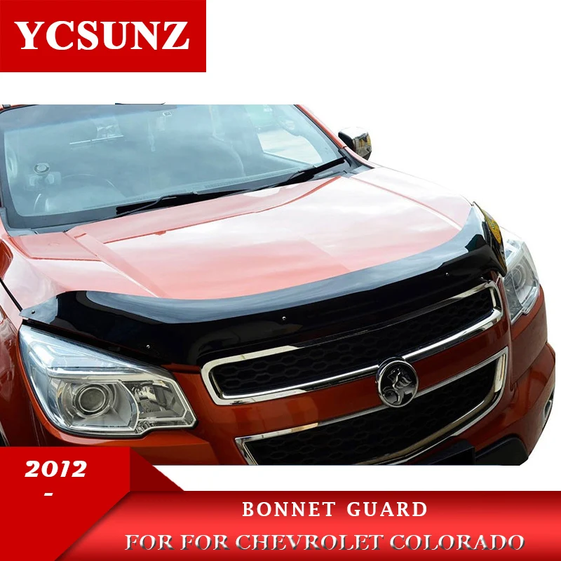 ABS Bonnet Guard For Chevrolet colorado 2012 Protector Car accessories Hood Deflector Bug Shield New Car Stylings
ABS Bonnet Guard For Chevrolet colorado 2012 Protector Car accessories Hood Deflector Bug Shield New Car Stylings