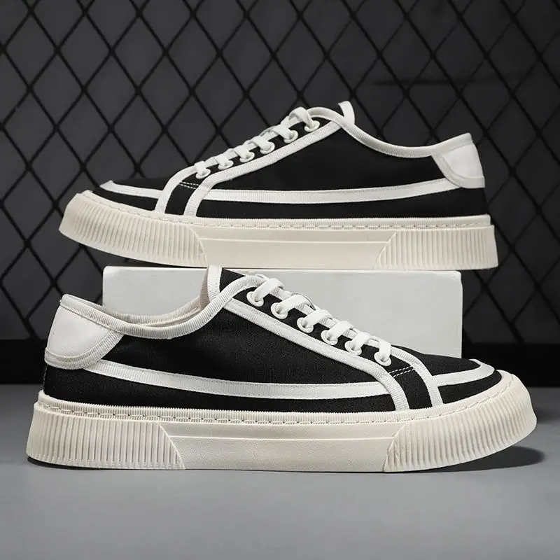 Low-Cut Canvas Shoes Men's Lace-Up Casual Breathable Summer New All-Match Black Cloth Panel Shoes
Low-Cut Canvas Shoes Men's Lace-Up Casual Breathable Summer New All-Match Black Cloth Panel Shoes