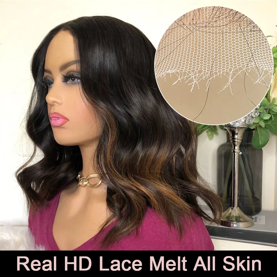 Beeos 180% 13*4 HD Lace Frontal Human Hair Wigs Short Wavy Highlight Wigs Loose Wave Colored Brazilian Remy Hair Pre Plucked
Beeos 180% 13*4 HD Lace Frontal Human Hair Wigs Short Wavy Highlight Wigs Loose Wave Colored Brazilian Remy Hair Pre Plucked