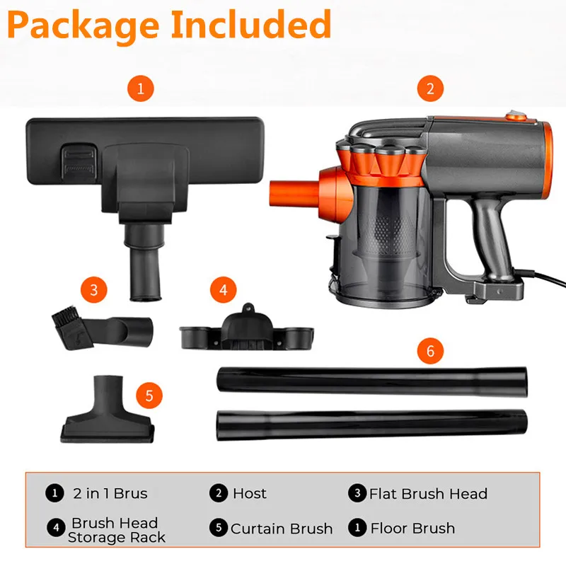 Portable Handheld Vacuum Cleaner For Car Home Use Mite Removal Low Noise Multi-function Strong Suction Dust Collector Aspirator
Portable Handheld Vacuum Cleaner For Car Home Use Mite Removal Low Noise Multi-function Strong Suction Dust Collector Aspirator