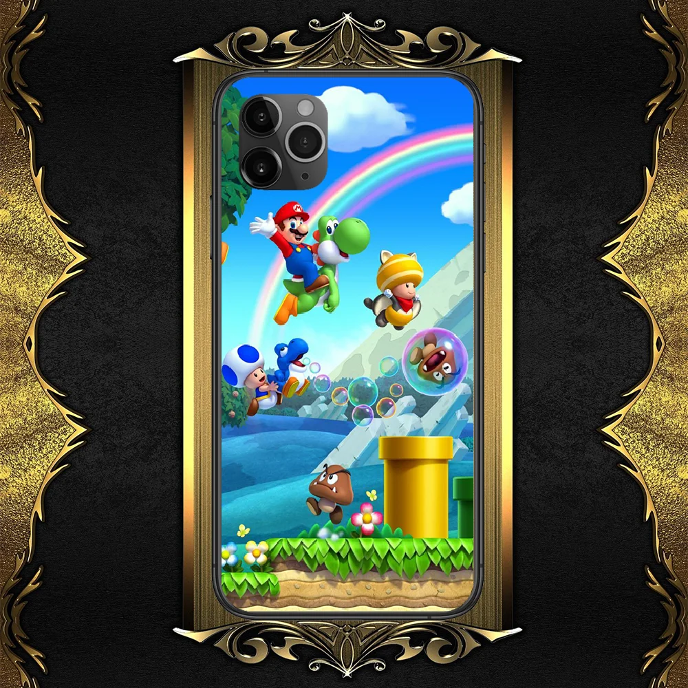 super game broes marioes-compatible Phone Case Cover Hull For iphone 5 5s se 2 6 6s 7 8 12 mini plus X XS XR 11 PRO MAX black
super game broes marioes-compatible Phone Case Cover Hull For iphone 5 5s se 2 6 6s 7 8 12 mini plus X XS XR 11 PRO MAX black