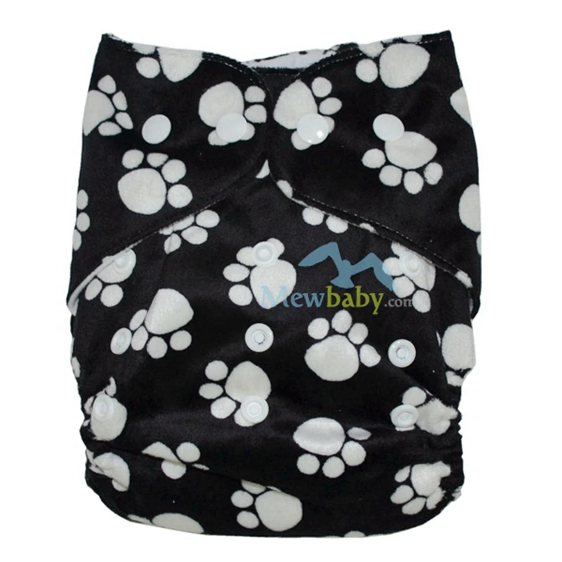Один размер подходит для всех водонепроницаемых подгузников Minky Cloth PUL детских