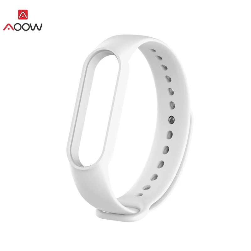 Ремешок силиконовый для mi band 5 сменный спортивный водонепроницаемый браслет