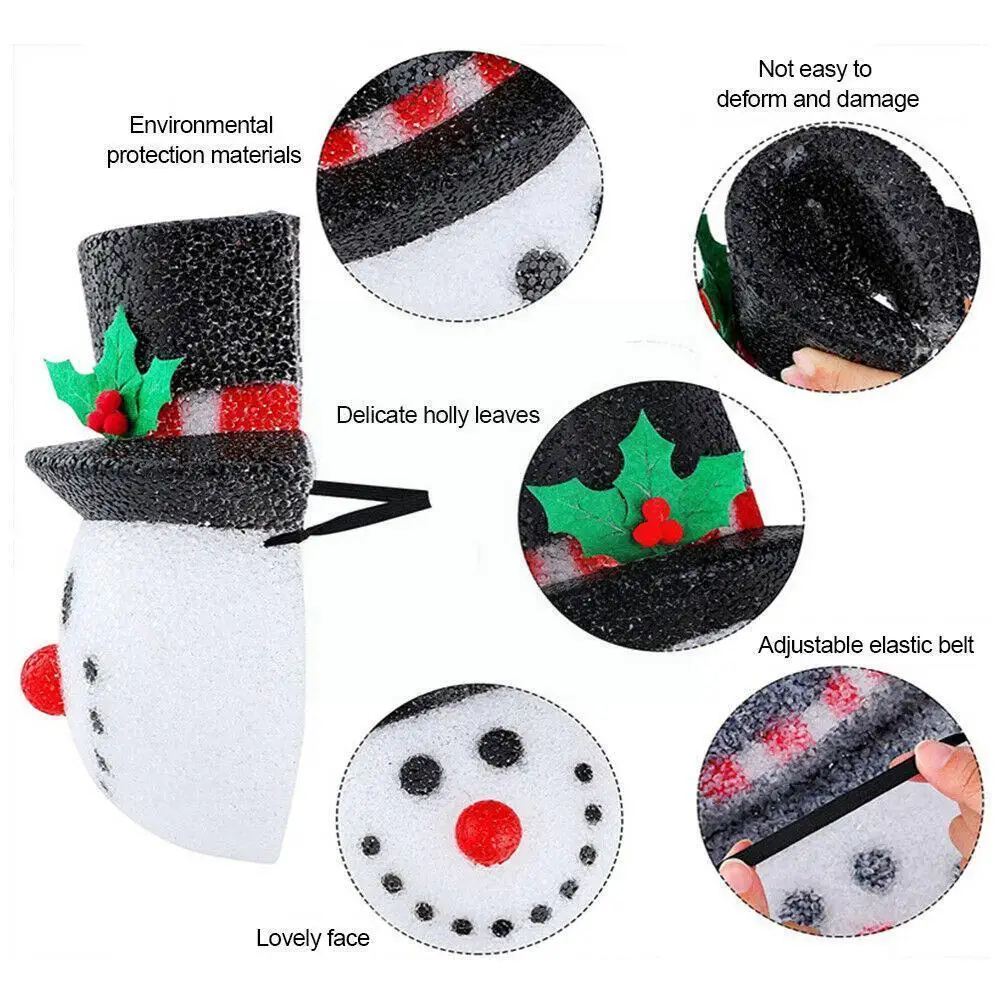 Christmas Snowman Porch Light Cover New Year 2022 Decorations Standard Lamp Fits Outdoor Lampshade Wall Decor Lamp Por X4b3 
Christmas Snowman Porch Light Cover New Year 2022 Decorations Standard Lamp Fits Outdoor Lampshade Wall Decor Lamp Por X4b3