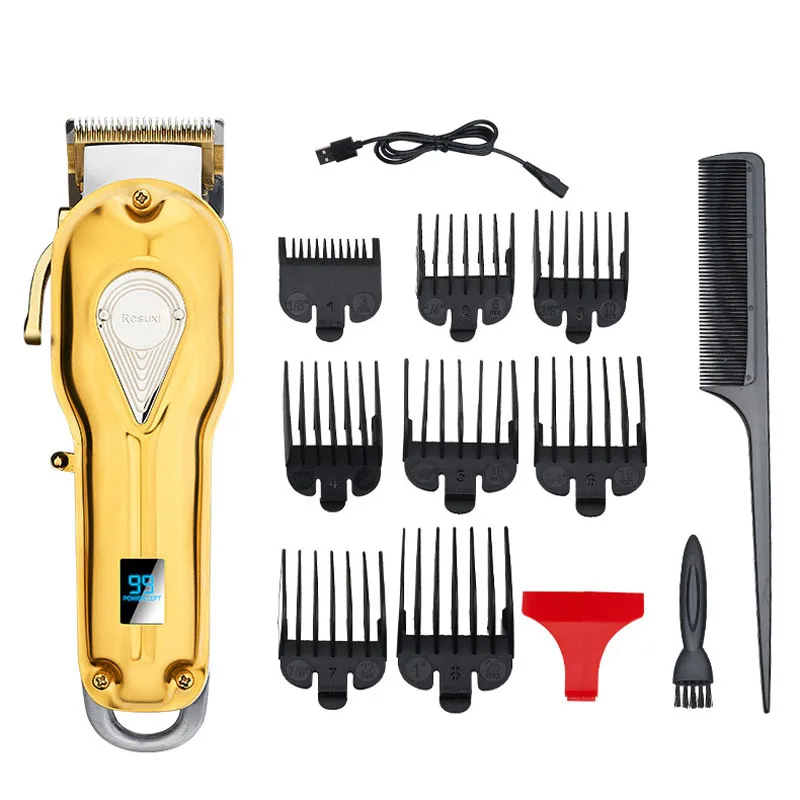 professinal hair clipper metal body USB rechargeable hair clipper oilhead clipper hair carving white haircut machine 2500mA
professinal hair clipper metal body USB rechargeable hair clipper oilhead clipper hair carving white haircut machine 2500mA