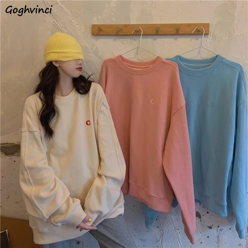 Women Hoodies Winter Thick Female Pullover Sweatshirt Candy Color Kawaii Simple Baggy Korean Style Ulzzang Chic Ins Daily Casual
Women Hoodies Winter Thick Female Pullover Sweatshirt Candy Color Kawaii Simple Baggy Korean Style Ulzzang Chic Ins Daily Casual