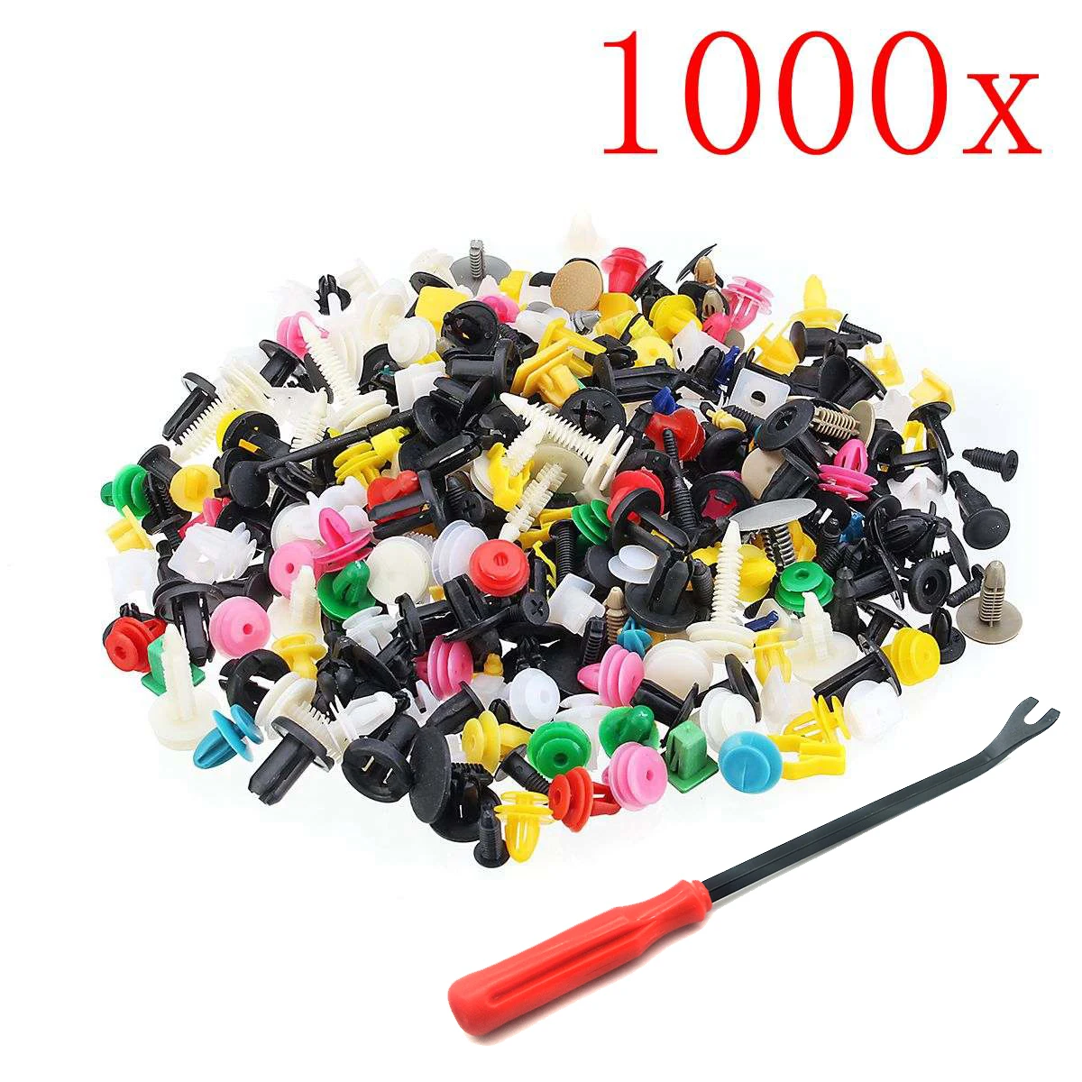 1000Pcs 30 kinds Universal Mixed Auto Fastener Car Bumper Clips Retainer Car Fastener Rivet Door Panel Liner for All Car
1000Pcs 30 kinds Universal Mixed Auto Fastener Car Bumper Clips Retainer Car Fastener Rivet Door Panel Liner for All Car