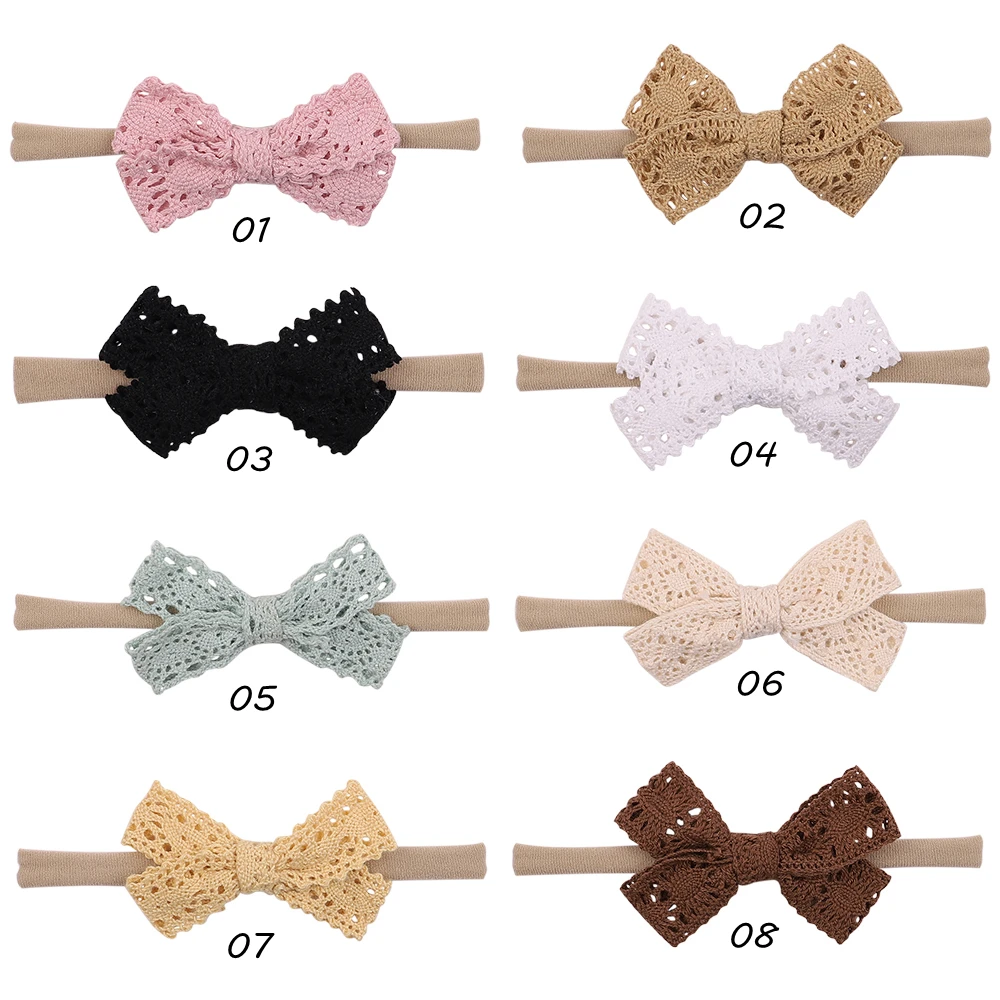 New Princess Lace Bow Baby Headband For Girls Newborn Nylon Headbands Elastic Hair Bands Turban Headwear Kids Hair Accessories
New Princess Lace Bow Baby Headband For Girls Newborn Nylon Headbands Elastic Hair Bands Turban Headwear Kids Hair Accessories
