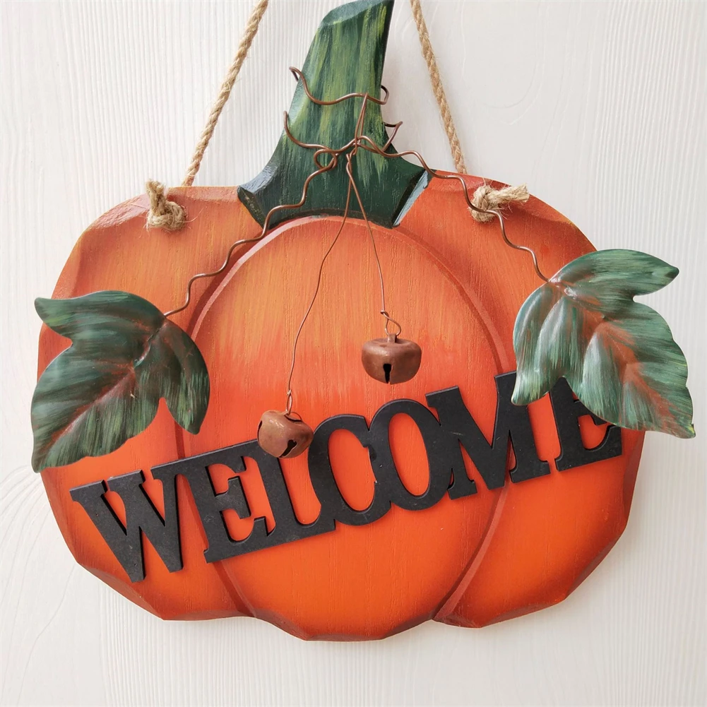 Hanging Welcome Sign Ornaments Pumpkin Shape Multi-color Fake Leaf Featured Round Iron Welcome Pendant Halloween Door Sign Decor
Hanging Welcome Sign Ornaments Pumpkin Shape Multi-color Fake Leaf Featured Round Iron Welcome Pendant Halloween Door Sign Decor