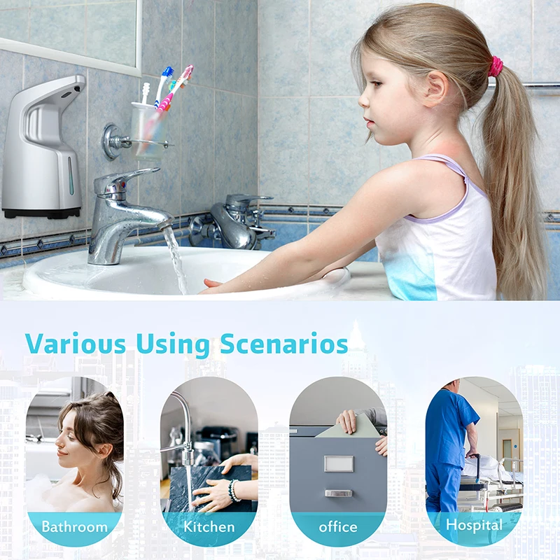 2020 New Conveinent Soap Dispenser Kitchen Bathroom Popular High-quality Automatic Wall Soap Dispenser HOT
2020 New Conveinent Soap Dispenser Kitchen Bathroom Popular High-quality Automatic Wall Soap Dispenser HOT