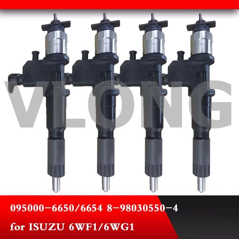 New Common Rail Fuel Dies/el Injector Assembly 095000-6650 095000-6654 8-98030550-4 8-98030550-0 FOR ISU/ZU 6WF1-TC 6WG1
New Common Rail Fuel Dies/el Injector Assembly 095000-6650 095000-6654 8-98030550-4 8-98030550-0 FOR ISU/ZU 6WF1-TC 6WG1