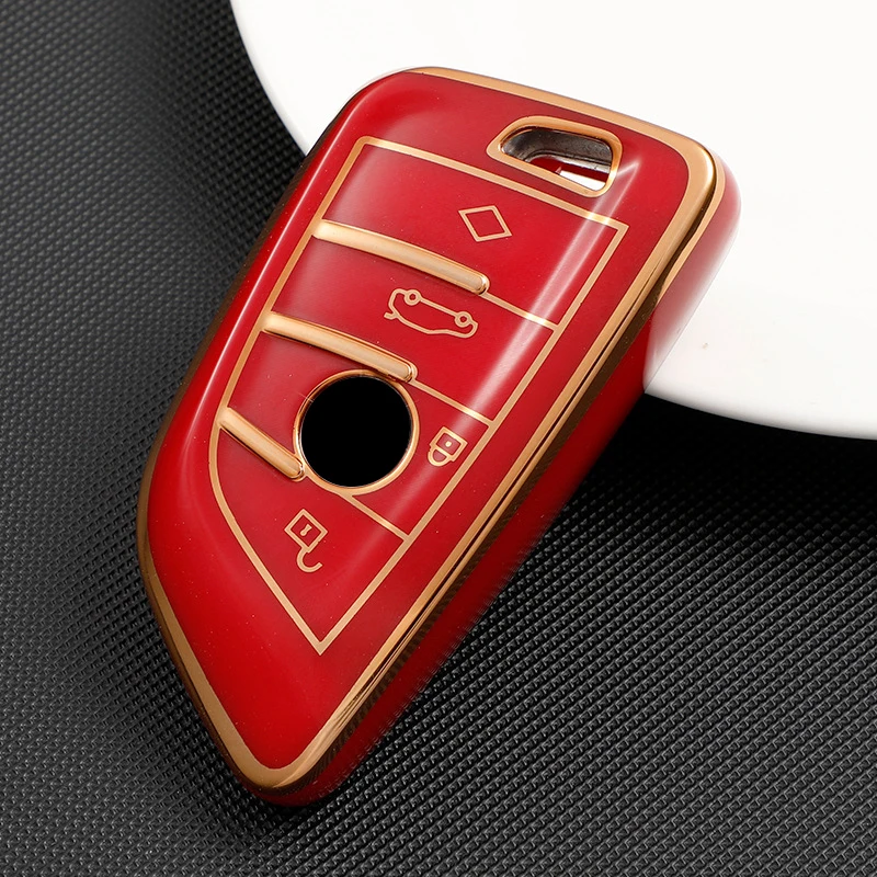 TPU Car Remote Key Case Cover Shell Protector for BMW X1 X3 X5 X6 X7 1 3 5 7 Series G20 G30 G11 F15 F16 G01 G02 F48 Accessories
TPU Car Remote Key Case Cover Shell Protector for BMW X1 X3 X5 X6 X7 1 3 5 7 Series G20 G30 G11 F15 F16 G01 G02 F48 Accessories