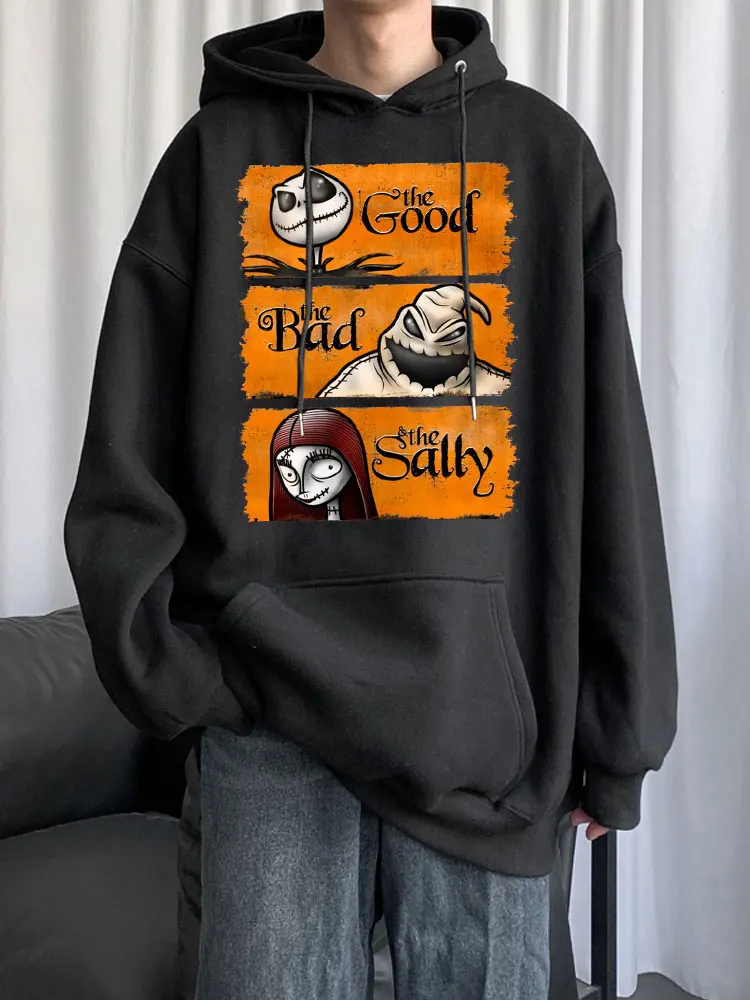 Disney Hoodie Movie Stylish The Nightmare Before Christmas Cartoon Print O-Neck Pullover Long Sleeve Hoodie Unisex Loose Top
Disney Hoodie Movie Stylish The Nightmare Before Christmas Cartoon Print O-Neck Pullover Long Sleeve Hoodie Unisex Loose Top