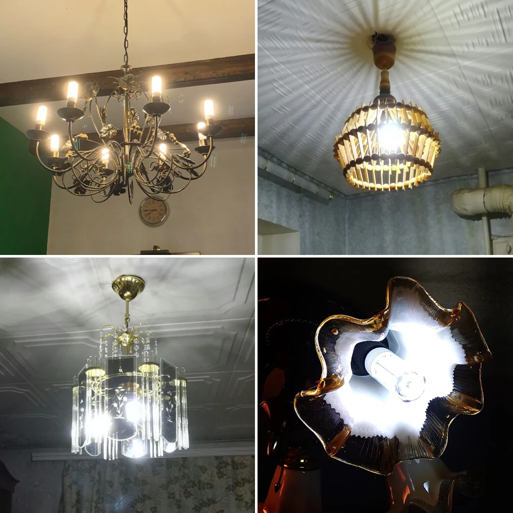 ANBLUB E27 LED Lamp E14 LED Corn Bulb SMD 5730 220V 24 36 48 56 69 72LEDs Chandelier Candle Light For Home Lighting Decoration
ANBLUB E27 LED Lamp E14 LED Corn Bulb SMD 5730 220V 24 36 48 56 69 72LEDs Chandelier Candle Light For Home Lighting Decoration