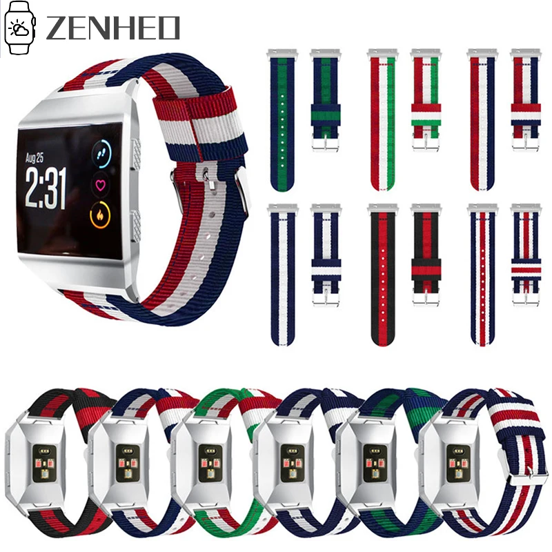 Nylon Straps for Fitbit Ionic Smart Watch Bracelet Replacement Sport Watch Bands Accessories Wristband
Nylon Straps for Fitbit Ionic Smart Watch Bracelet Replacement Sport Watch Bands Accessories Wristband